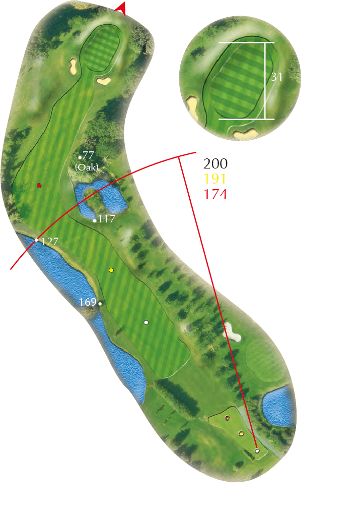 Hole 10 at Bransford Golf Club