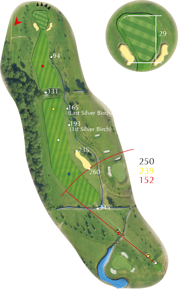 Hole 4 at Bransford Golf Club