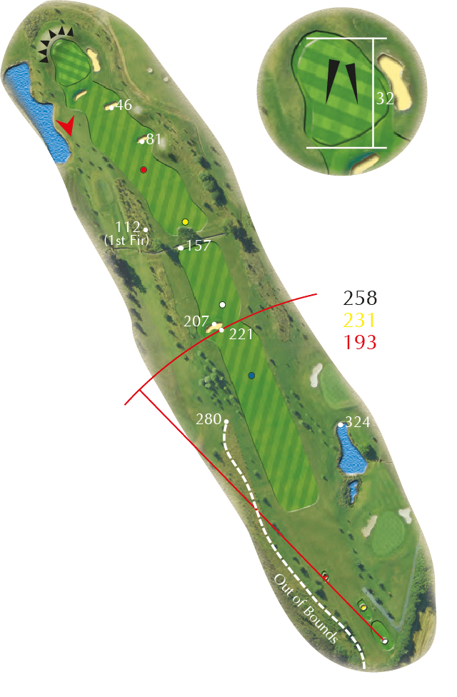 Hole 6 at Bransford Golf Club